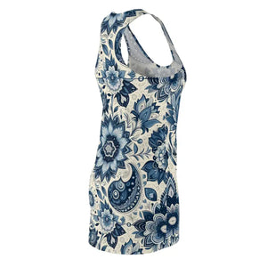 Pattern Racerback Dress - Boho Beach Summer Style - Dipaliz - Dresses