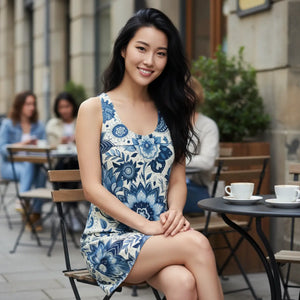 Pattern Racerback Dress – Sustainable Summer - Dipaliz - Dresses - Xs