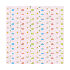 Floral Pink Tablecloth – Polyester one Sided Print - Dipaliz - Tablecloths