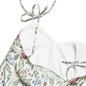 Floral Midi Dress – Built-in Bra Tie Straps - Dipaliz - Dresses - Xs
