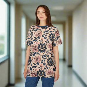 Vibrant Floral Pattern Unisex Tee - Summer Style - Dipaliz - T-shirts - s