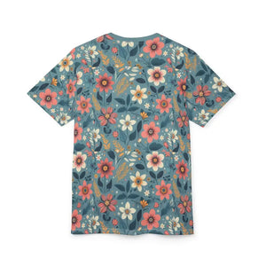Vibrant Floral Pattern Unisex Tee - Nature Energy Style - Dipaliz - T-shirts