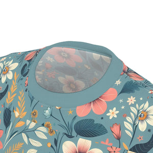 Vibrant Floral Pattern Unisex Tee - Sustainable Fashion - Dipaliz - T-shirts