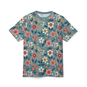 Vibrant Floral Pattern Unisex Tee - Sustainable Fashion - Dipaliz - T-shirts