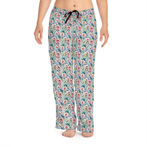 Floral Pattern Women’s Pajama Pants (aop) - Pajamas
