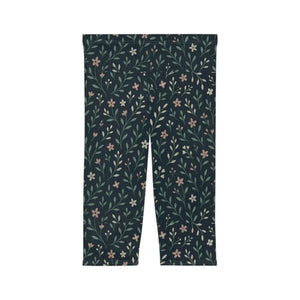 Floral Capri Leggings - Comfortable Women’s - Dipaliz