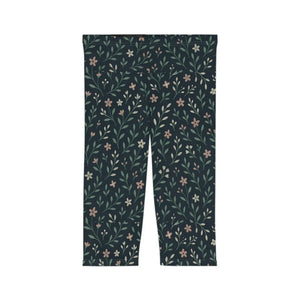 Floral Capri Leggings - Comfortable Women’s - Dipaliz