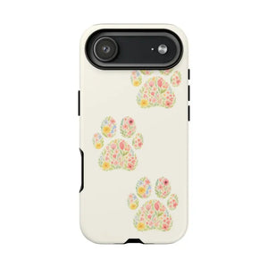 Floral Paw Print Phone Case - Pet Lover Style - Dipaliz - Iphone 17 Air / Matte - Mobile Cases