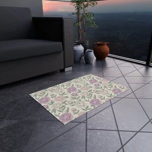 Peony Outdoor Rug – Vintage Chenille Patio Mat - Dipaliz - Rugs