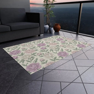 Peony Outdoor Rug – Vintage Chenille Patio Mat - Dipaliz - Rugs
