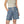 Floral Personalized Monogram Sweat Shorts, Lightweight Fleece Lounge with Blue Wildflower Design