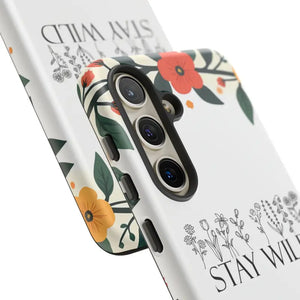Wild Floral Phone Case - Stay Nature Design - Dipaliz - Mobile Cases
