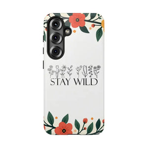 Wild Floral Phone Case - Stay Nature Design - Dipaliz - Samsung Galaxy S25 / Glossy - Mobile Cases