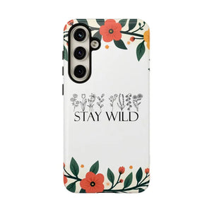 Wild Floral Phone Case - Stay Nature Design - Dipaliz - Samsung Galaxy S24 Plus / Glossy - Mobile Cases