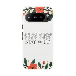 Wild Floral Phone Case - Stay Nature Design - Dipaliz - Google Pixel 9 Pro / Matte - Mobile Cases