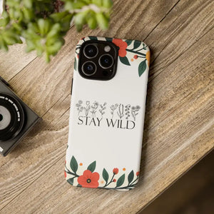 Wild Floral Phone Case - Stay Nature Design - Dipaliz - Mobile Cases