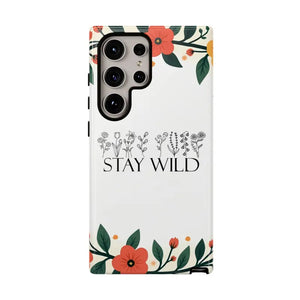 Wild Floral Phone Case - Stay Nature Design - Dipaliz - Samsung Galaxy S24 Ultra / Glossy - Mobile Cases