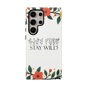 Wild Floral Phone Case - Stay Nature Design - Dipaliz - Samsung Galaxy S24 Ultra / Matte - Mobile Cases
