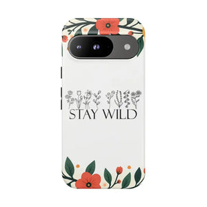 Wild Floral Phone Case - Stay Nature Design - Dipaliz - Google Pixel 9 / Matte - Mobile Cases