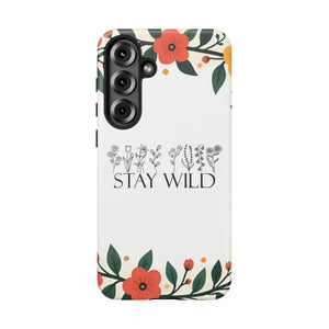 Wild Floral Phone Case - Stay Nature Design - Dipaliz - Samsung Galaxy S25 Plus / Matte - Mobile Cases