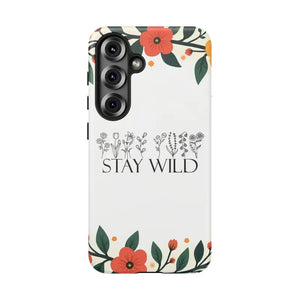 Wild Floral Phone Case - Stay Nature Design - Dipaliz - Samsung Galaxy S25 / Matte - Mobile Cases