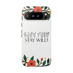 Wild Floral Phone Case - Stay Nature Design - Dipaliz - Google Pixel 9 Pro Xl / Glossy - Mobile Cases