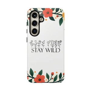 Wild Floral Phone Case - Stay Nature Design - Dipaliz - Samsung Galaxy S24 / Glossy - Mobile Cases
