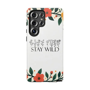 Wild Floral Phone Case - Stay Nature Design - Dipaliz - Samsung Galaxy S25 Ultra / Glossy - Mobile Cases