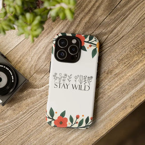 Wild Floral Phone Case - Stay Nature Design - Dipaliz - Mobile Cases