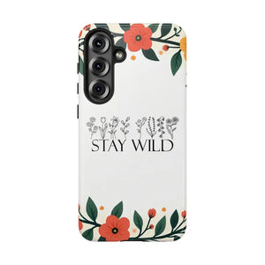 Wild Floral Phone Case - Stay Nature Design - Dipaliz - Samsung Galaxy S25 Plus / Glossy - Mobile Cases