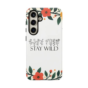 Wild Floral Phone Case - Stay Nature Design - Dipaliz - Samsung Galaxy S24 / Matte - Mobile Cases