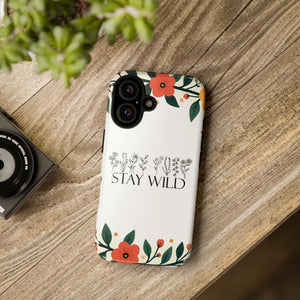 Wild Floral Phone Case - Stay Nature Design - Dipaliz - Iphone 16 / Glossy - Mobile Cases