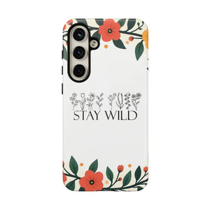 Wild Floral Phone Case - Stay Nature Design - Dipaliz - Samsung Galaxy S24 Plus / Matte - Mobile Cases