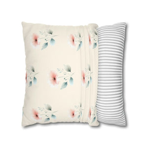 Floral Pillowcase – Soft Spun Polyester - Dipaliz - Pillowcases & Shams