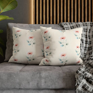 Floral Pillowcase – Soft Spun Polyester - Dipaliz - Pillowcases & Shams