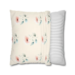 Floral Pillowcase – Soft Spun Polyester - Dipaliz - Pillowcases & Shams