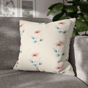 Floral Pillowcase – Soft Spun Polyester - Dipaliz - Pillowcases & Shams