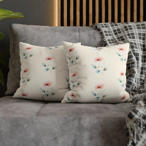 Floral Pillowcase – Soft Spun Polyester - Dipaliz - Pillowcases & Shams