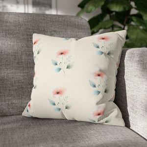 Floral Pillowcase – Soft Spun Polyester - Dipaliz - Pillowcases & Shams