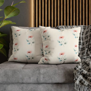 Floral Pillowcase – Soft Spun Polyester - Dipaliz - Pillowcases & Shams