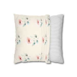 Floral Pillowcase – Soft Spun Polyester - Dipaliz - Pillowcases & Shams