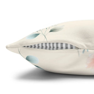 Floral Pillowcase – Soft Spun Polyester - Dipaliz - Pillowcases & Shams