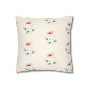 Floral Soft Spun Polyester Pillowcases - Elegant Home Decor - Dipaliz - & Shams
