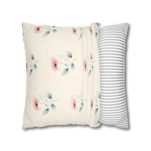 Floral Soft Spun Polyester Pillowcases - Elegant Home Decor - Dipaliz - & Shams
