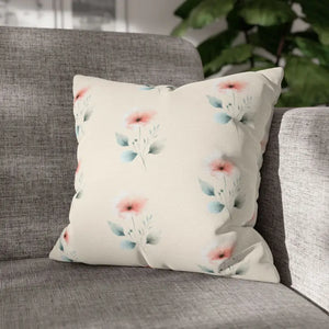 Floral Soft Spun Polyester Pillowcases - Elegant Home Decor - Dipaliz - & Shams