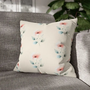 Floral Soft Spun Polyester Pillowcases - Elegant Home Decor - Dipaliz - & Shams