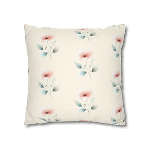 Floral Soft Spun Polyester Pillowcases - Elegant Home Decor - Dipaliz - & Shams