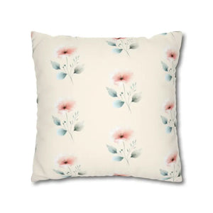 Floral Soft Spun Polyester Pillowcases - Elegant Home Decor - Dipaliz - & Shams