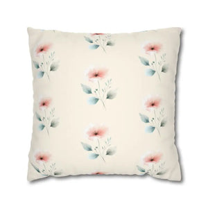 Floral Soft Spun Polyester Pillowcases - Elegant Home Decor - Dipaliz - 20’’ × - & Shams
