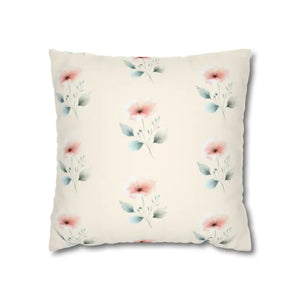 Floral Soft Spun Polyester Pillowcases - Elegant Home Decor - Dipaliz - 16’’ × - & Shams